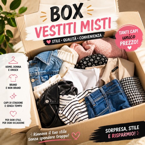 Set mistery regalo - scatola, box