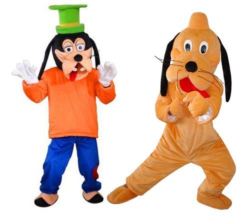 Mascotte pippo pluto - mascotte,