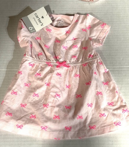 Abito carter rosa - carter's, fiocco