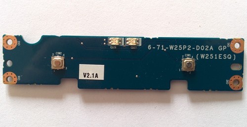 Pulsanti touchpad spie
