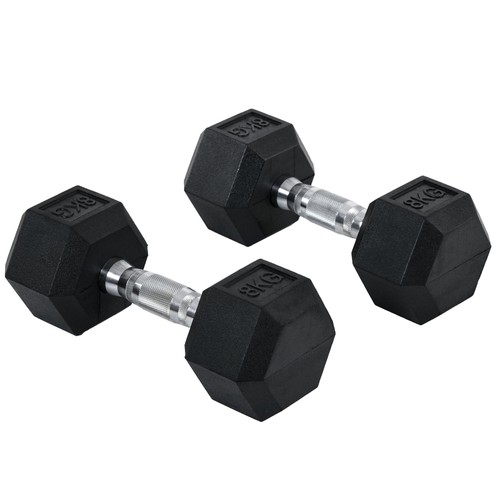 Homcom set manubri palestra - di,