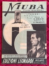 Spartito Musicale 4 pag. NIUMBA Tango - Edizioni Leonardi 1946