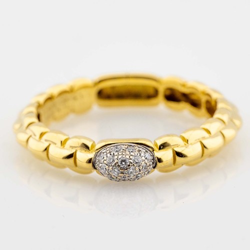 Fope eka anello 18k oro - eka, giallo