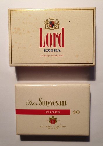 Lotto rare scatole - 2, sigarette