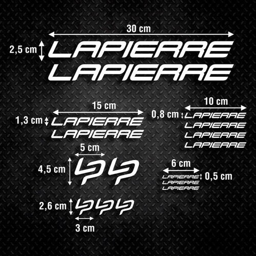 Lapierre vinyl stickers decal - lapierre,