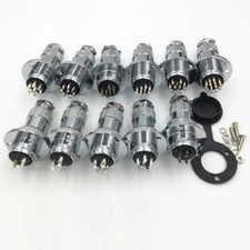 Connettore circolare GX20 gx-20 aviazione spina flangia pin presa barca docking 