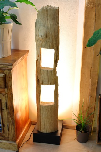 Lampada terra legno - terra, in