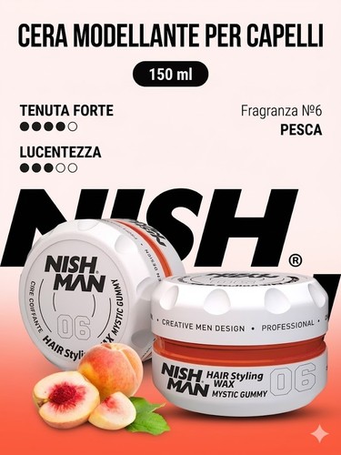 Nishman hair wax mystic - nishman, 06