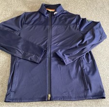 Giacca Kjus Uomo 54 US XL Navy Zip Peachtree Golf Club Leggera Zip Tasca