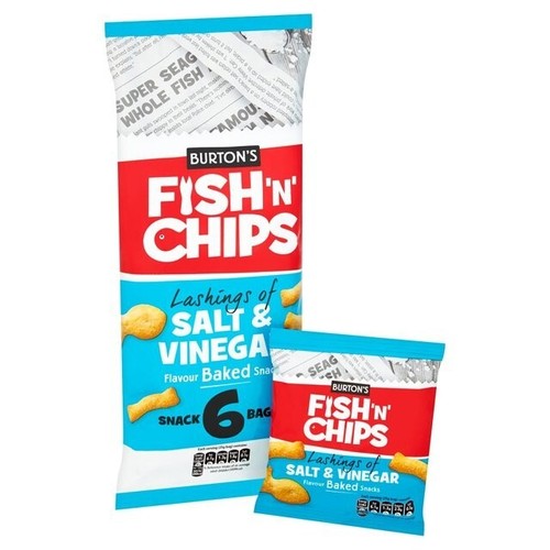 Burton fish chips salt - fish,