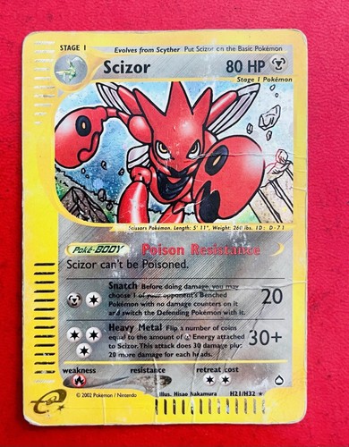Lotto carte pokémon scizor - pokémon,