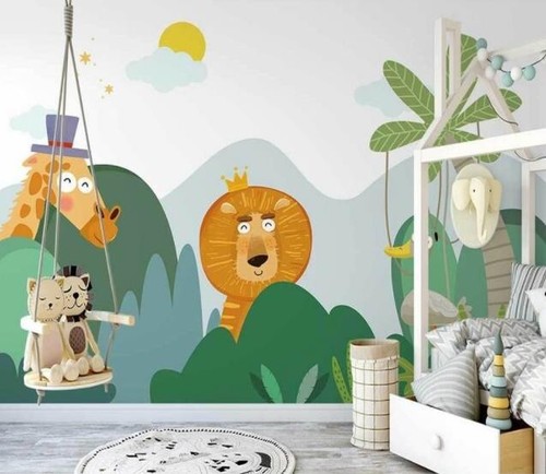 Carta parati animal lion - carta,