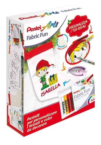 Pentel kit fabric fun pts - pentel,