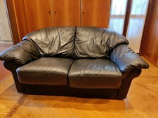 Divano pelle nero