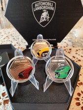 Lamborghini trittico 3 monete da  5 Euro € Argento ITALIA 2025 IPZS 