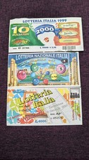 Lotto biglietti lotteria - lotto,