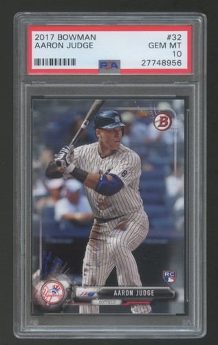 Psa aaron judge 2017 bowman - judge,