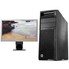 PC HP Workstation Z640 Xeon 2 x E5-2630V3 RAM 64 GB + EliteDisplay E271i