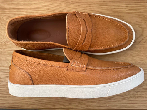 Santoni men brown - brown, leather