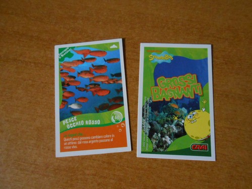 Figurina card spongebob - spongebob, crai