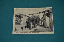 CARTOLINA B/N Vintage VAGLIO LUCANO (Potenza)-C.so Mario Pagano - Viaggiata 1955