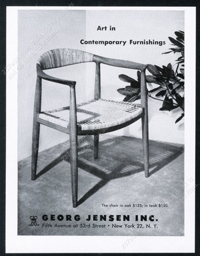 1952 hans wegner sedia - wegner, moderna