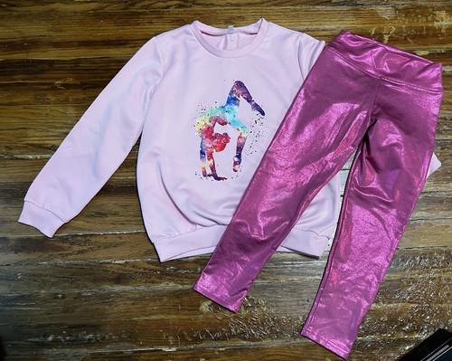 Leggings felpa rosa - felpa,