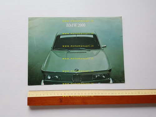 Bmw 2000 modello 1966 - bmw, depliant