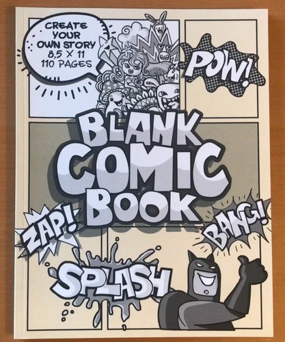 Blank comic book album - book-album, di