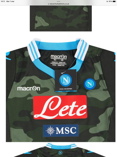 Macron ssc napoli originale - napoli,