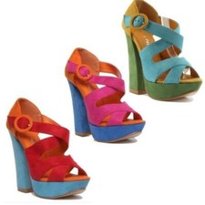 Sandali Con Tacco A Blocco