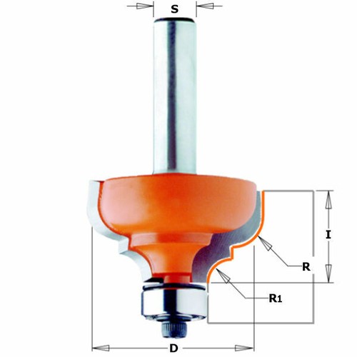 Fresa legno cmt gambo 6mm - fresa,