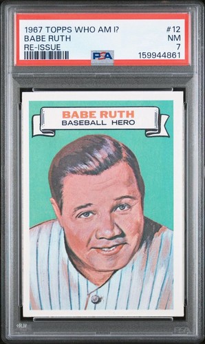 Babe ruth 1967 topps chi - ruth,