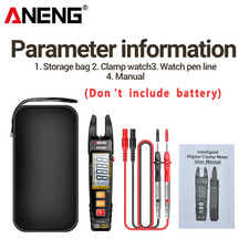 Multimetro Digitale Intelligente Pinza Amperometrica 4000 Conti AC/DC Tensione C