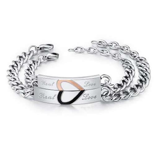 Coppia bracciale lui - e, lei