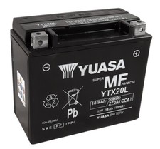 BATTERIA SIGILLATA YUASA YTX20L-BS 12 V 18 AH 270 YAMAHA XV 1600 GIA' ATTIVATA