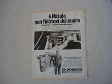 advertising Pubblicità 1968 AUTORADIO VOXSON JUNIOR