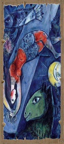 Chagall circo stampa - chagall,