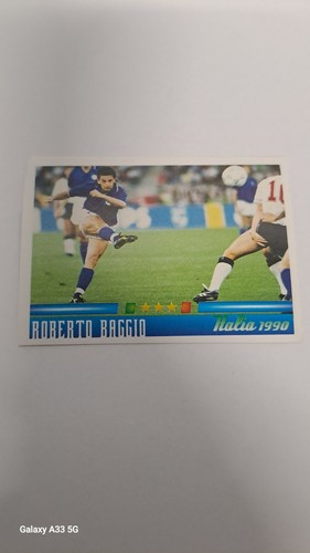 Figurina panini azzurro - figurina,