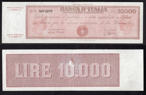 Lire 000 titolo provvisorio - lire,