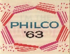 1963 PHILCO TV TELEVISION