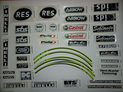 Set adesivi decalcomanie - set,