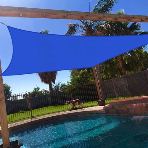 Tenda sole rettangolare blu - tenda, da