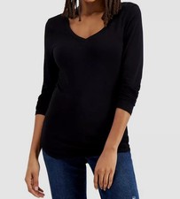 Aveto Juniors' Black V Neck