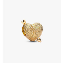 Pandora 763666c00 Charm Cuore di Cupido Placcatura in Oro