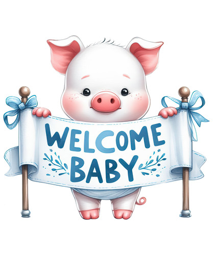 Adesivi auto welcome - adesivi, baby