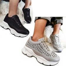 SCARPE Donna Sneakers Borchie