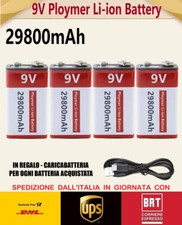 Batteria ricaricabile - ricaricabile, 9v