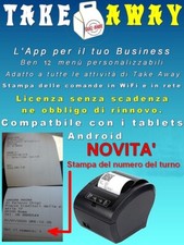 gestione take away, pizzeria