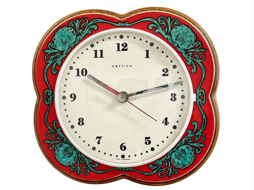 Orologio rosso ceramica - orologio,